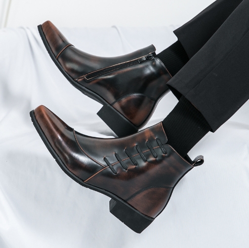 Midnight Artisan Side-Zip Dress Boot