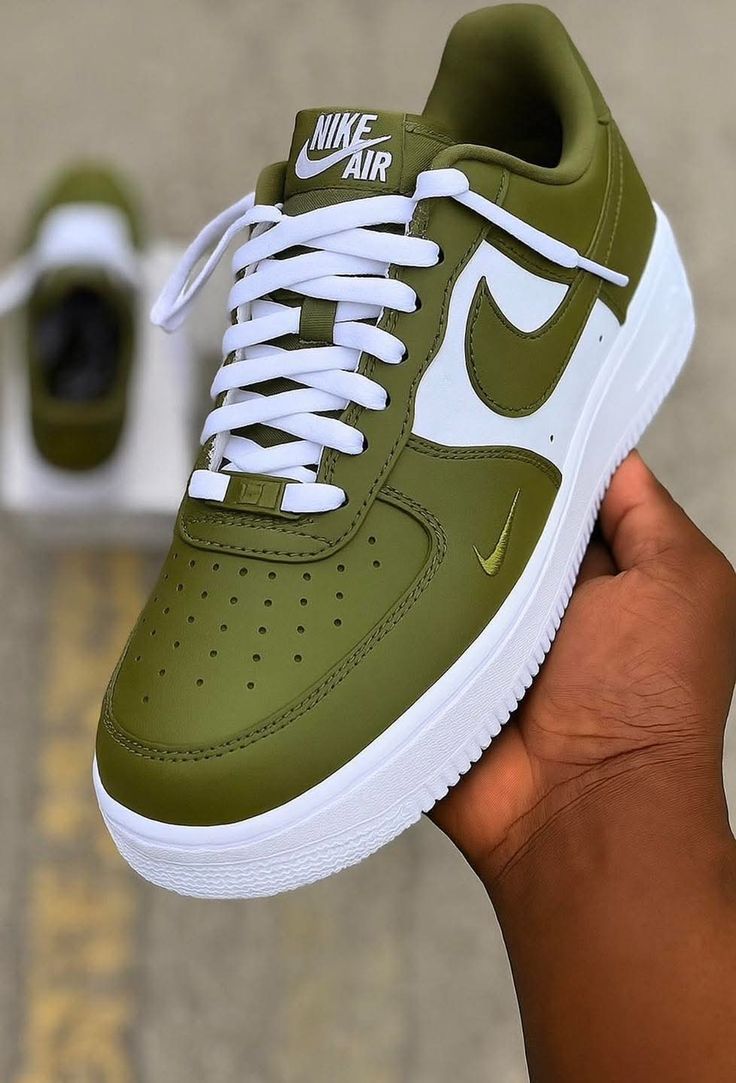 Nike Olive Grove Air Force 1 Custom